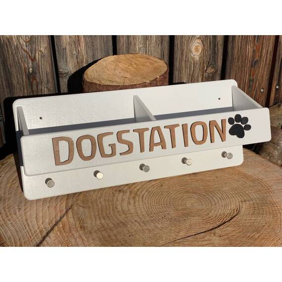 XL Hundegarderobe mit Ablagefach • personalisierbar