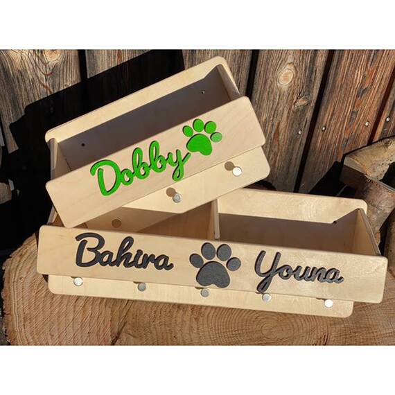 XL Hundegarderobe mit Ablagefach • personalisierbar