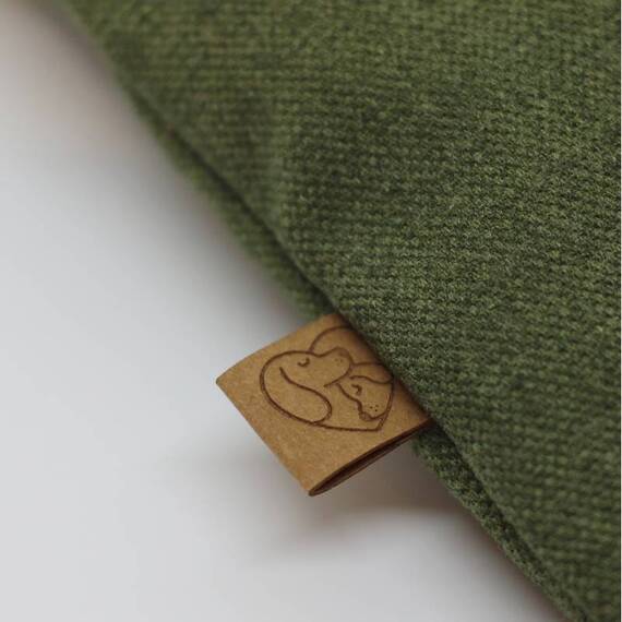 Leckerlibeutel für die Jackentasche • Limited Edition Waxed Cotton Spinach Green