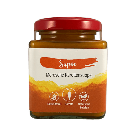 Morosche Karottensuppe für Hunde im Glas • Billo's