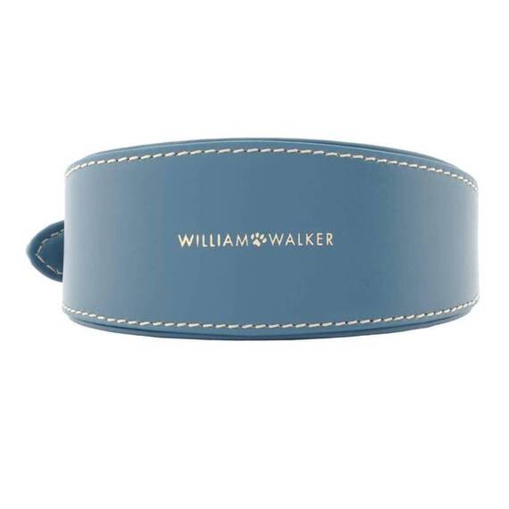 Gepolstertes Windhundhalsband OCEAN aus weichem Leder • William Walker