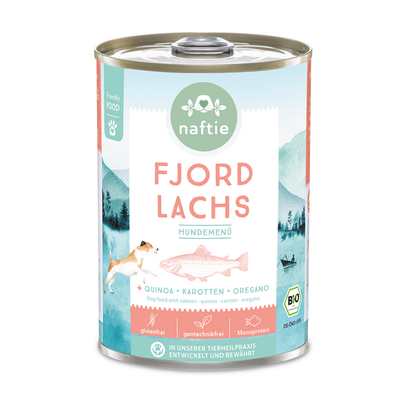 naftie Nassfutter BIO FJORD LACHS+