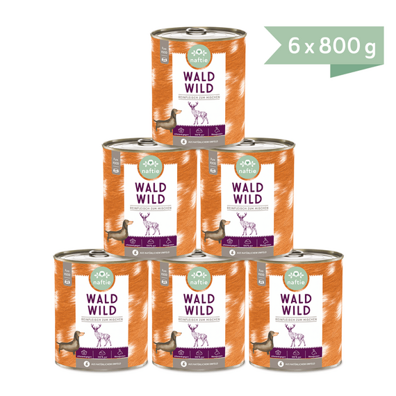 naftie Reinfleisch 100% WALD WILD pur Sparpakete
