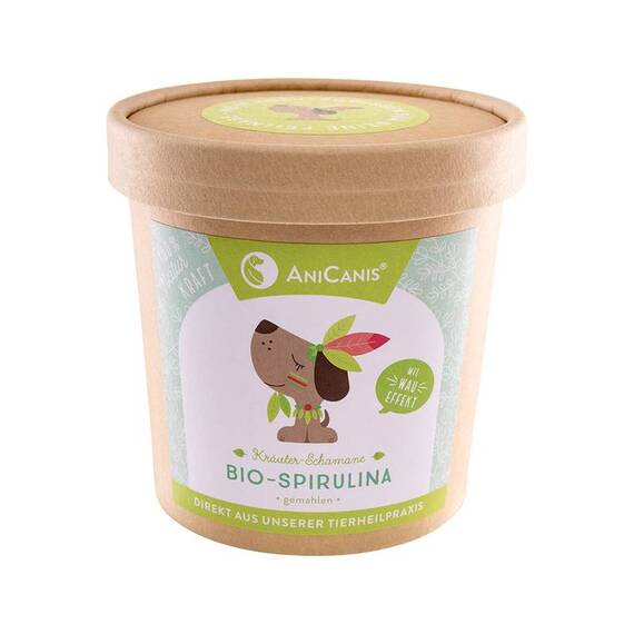 AniCanis Bio Spirulina gemahlen für Hunde & Katzen, 150g
