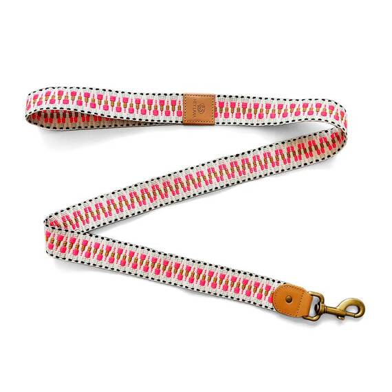 Hundeleine mit Handschlaufe 120cm • pink