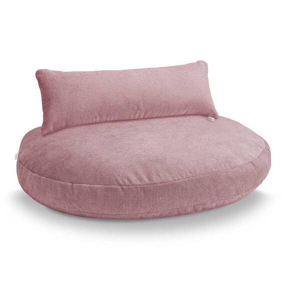 Luxus Hundebett PRADO TUDOR mit geflochtenem Rahmen von Laboni • rose