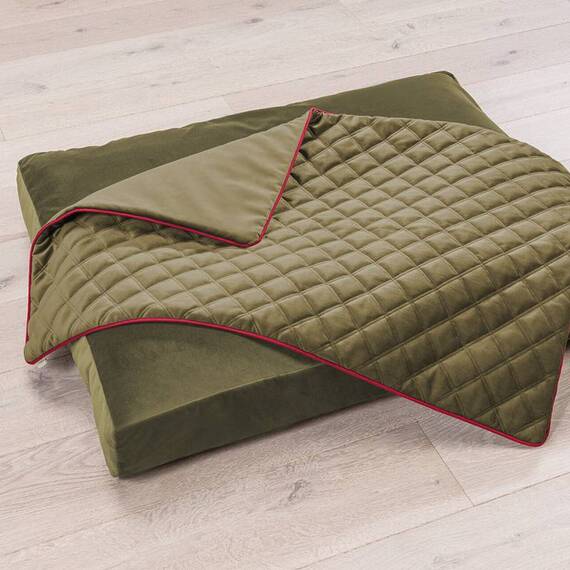 Steppdecke für den Hund OXFORD von Laboni • oliv