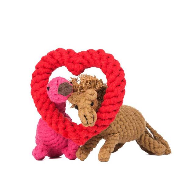 Hundespielzeug Franzi Flamingo von Laboni®