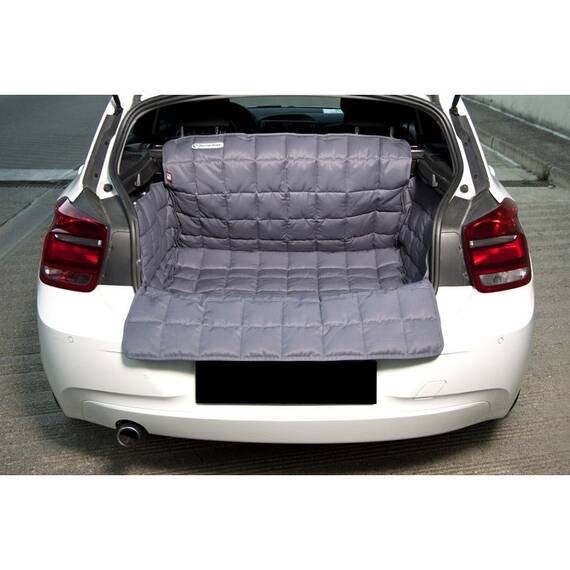 Hundedecke für den Kofferraum, gepolstert • grau