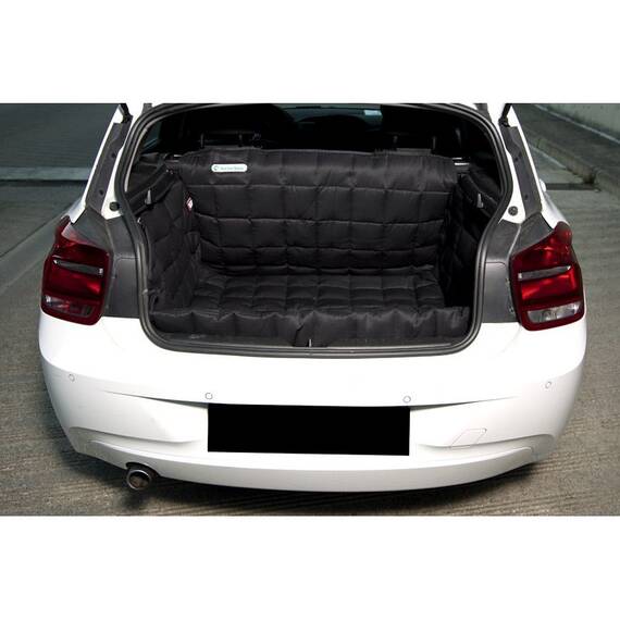 Hundedecke für den Kofferraum, gepolstert • schwarz