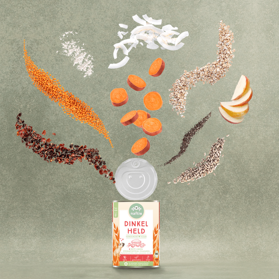 naftie veganes Nassfutter BIO DINKEL HELD+