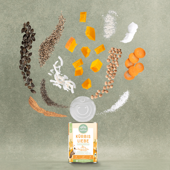 naftie Hirse & Kürbis Testpaket veganes Hundefutter Nassfutter
