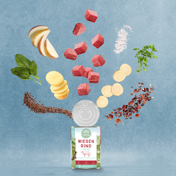 naftie Nassfutter BIO WIESEN RIND+ Sparpakete