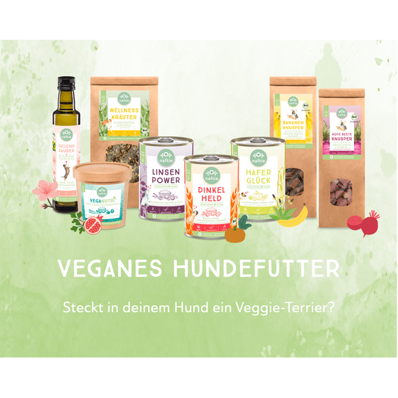 naftie BIO HIRSE GOLD veganes Hundefutter Nassfutter Menü