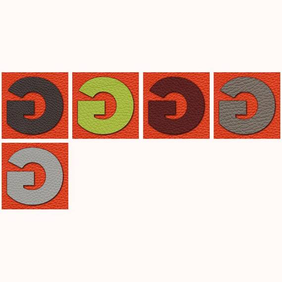 Personalisiertes Halsband aus Leder orange, Schriftfarbe frei wählbar