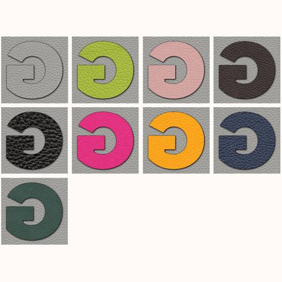 Personalisiertes Halsband aus Leder grau, Schriftfarbe frei wählbar