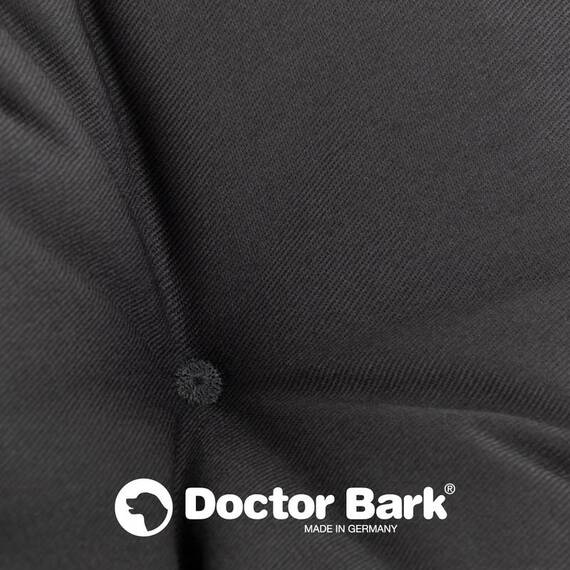 Hundebett orthopädisch grau • Doctor Bark • waschbar bei 95°C