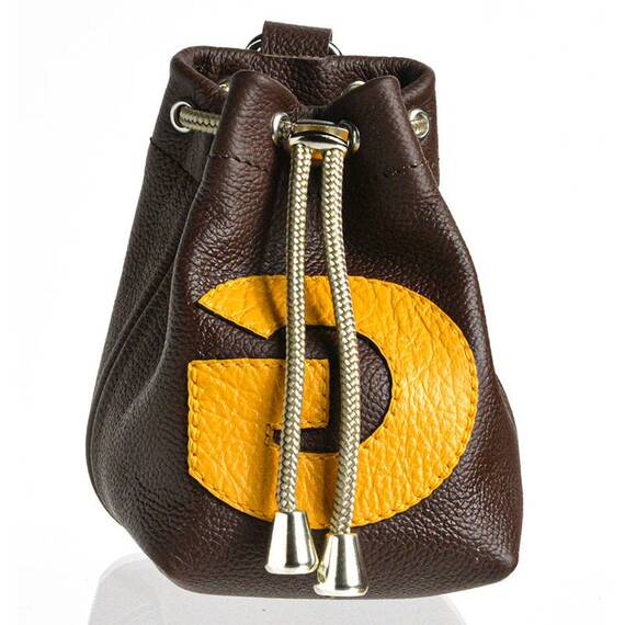 Leckerlibeutel aus Leder • WALLY marron