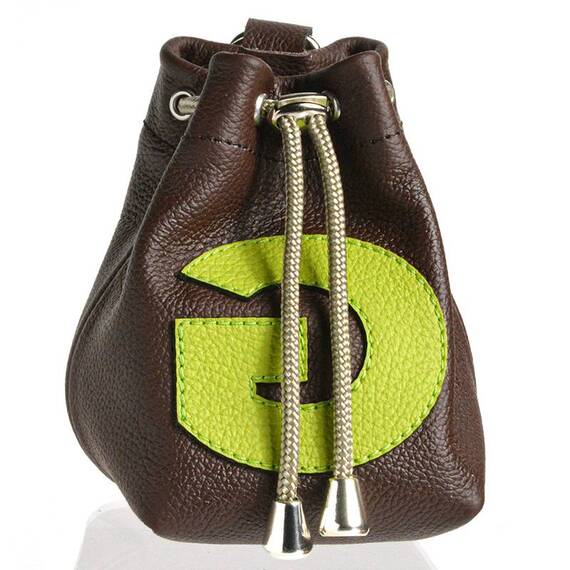 Leckerlibeutel aus Leder • WALLY marron