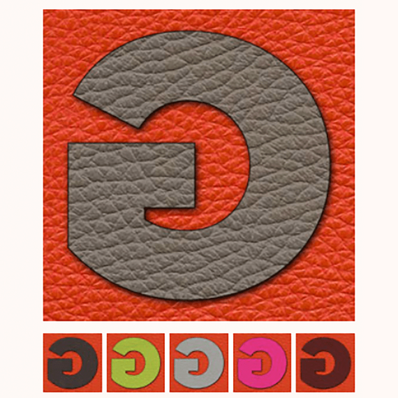 Leckerlibeutel aus Leder WALLY in orange