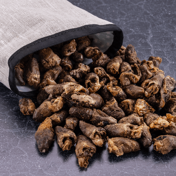 naftie Hühnerherzen getrocknet für Hunde, 250g