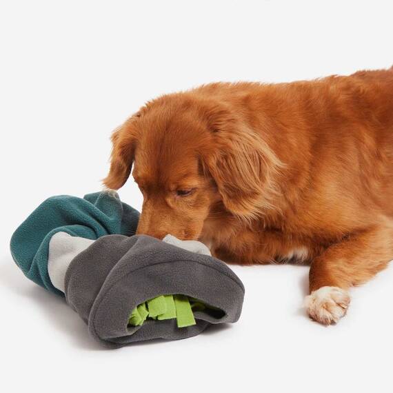 Mini Schnüffelspielzeug für den Hund SNIFFROLL salbei | grau • Knauder's Best