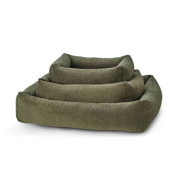 Kuscheliges Hundebett oliv TEDDY • Laboni