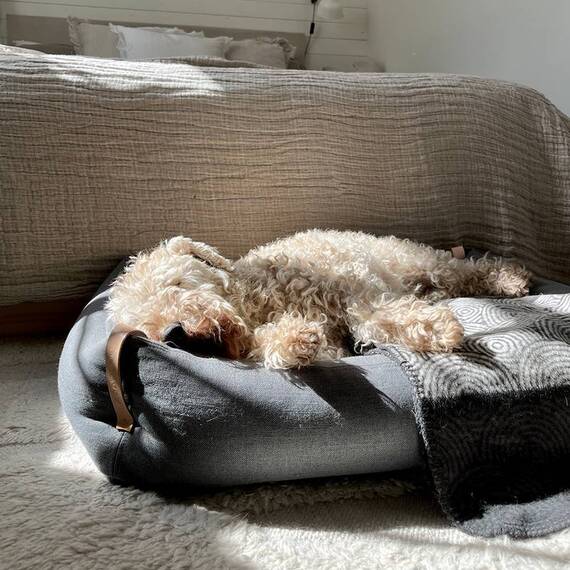 Hundebett grau • Labbvenn® MOE
