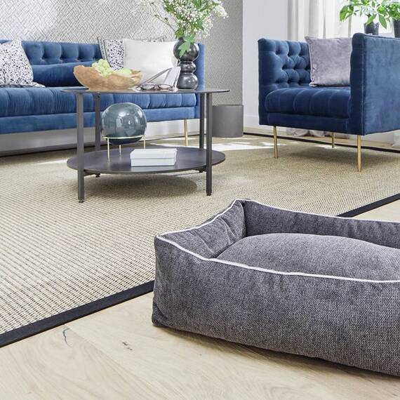 Orthopädisches Hundebett ECO DUNKELGRAU • nachhaltig