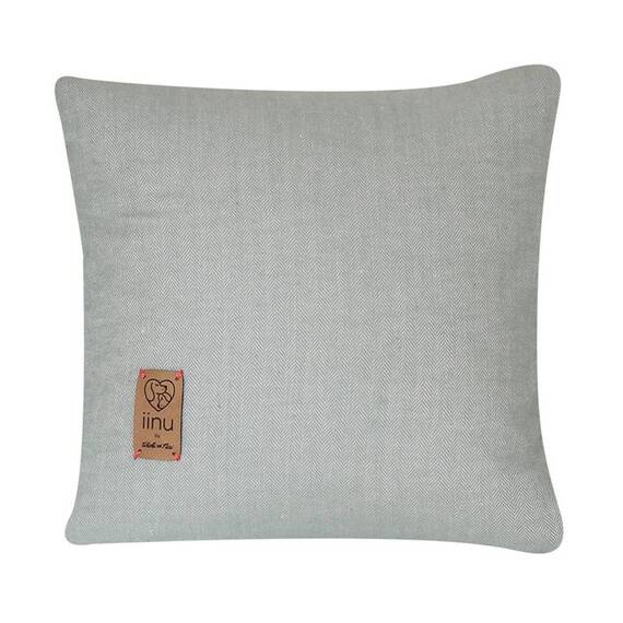 Zirbenkissen für den Hund • Flanell Salbeigrün