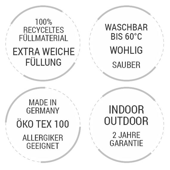 Hundekissen Doctor Bark Green Label • grün