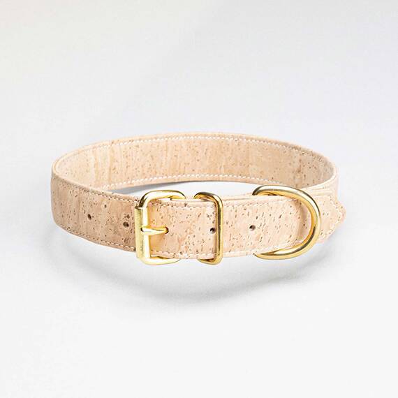 Halsband aus Korkleder, verstellbar • João Shine Bright