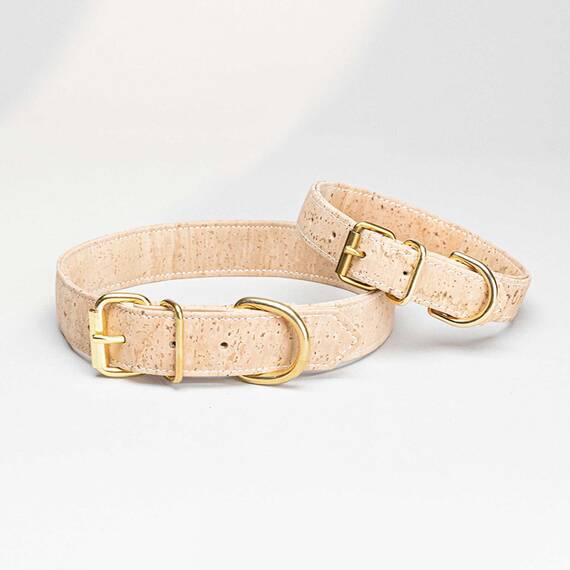 Halsband aus Korkleder, verstellbar • João Shine Bright