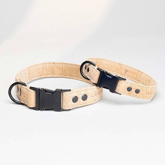 Hundehalsband aus Kork • vegan • Luís natur