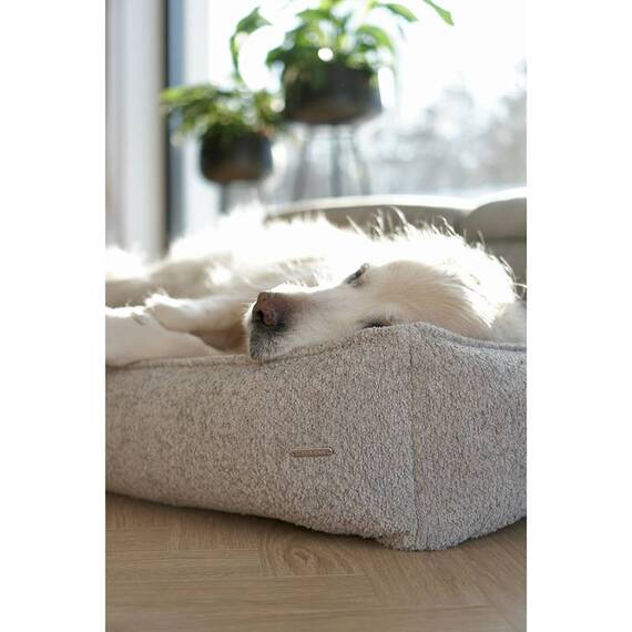 Hundebett Bouclé beige • Labbvenn BUKLAA light beige
