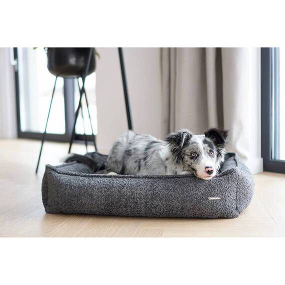 Hundebett Bouclé dunkelgrau • Labbvenn BUKLAA anthracite
