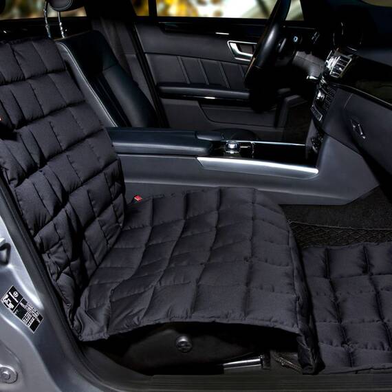 Beifahrersitz Autodecke für Hunde • schwarz • waschbar 95 Grad