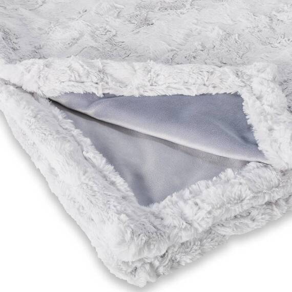 Kuschelige Hundedecke hellgrau • COZY LIGHT GREY von LABONI