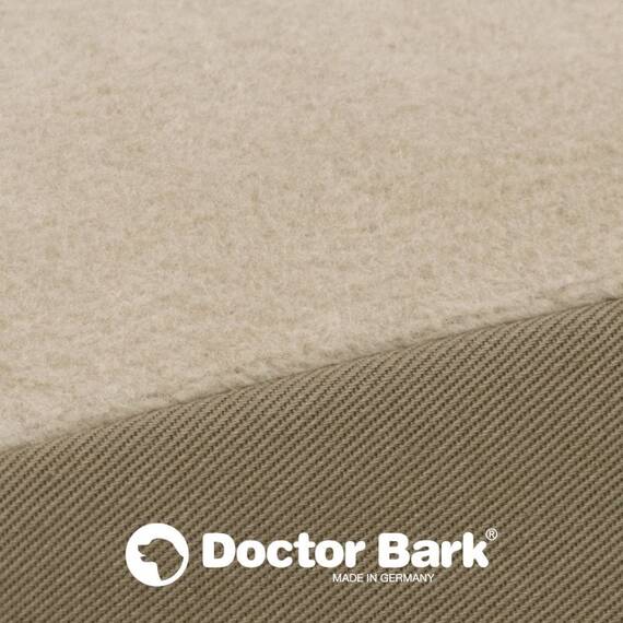 Orthopädische Hundematratze beige | goldbraun, waschbar bei 95°C