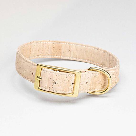 Korkleder-Halsband, verstellbar • Bento Shine Bright