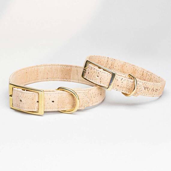 Korkleder-Halsband, verstellbar • Bento Shine Bright