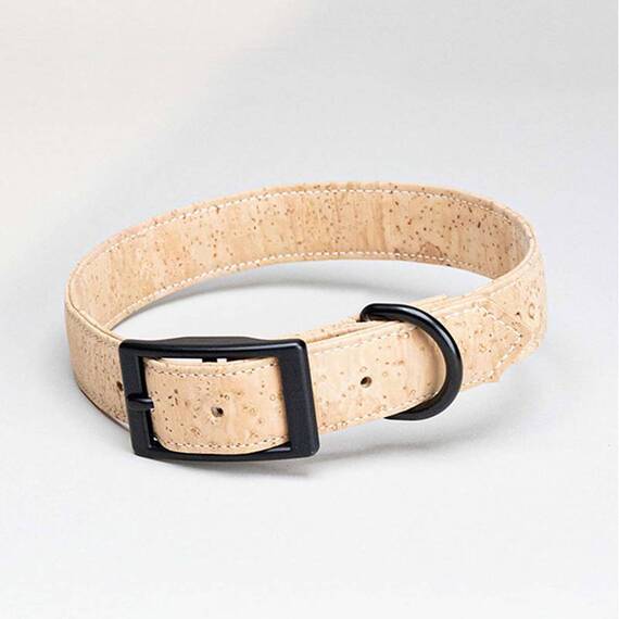 Korkleder-Halsband, verstellbar • Bento Klassisch Kork