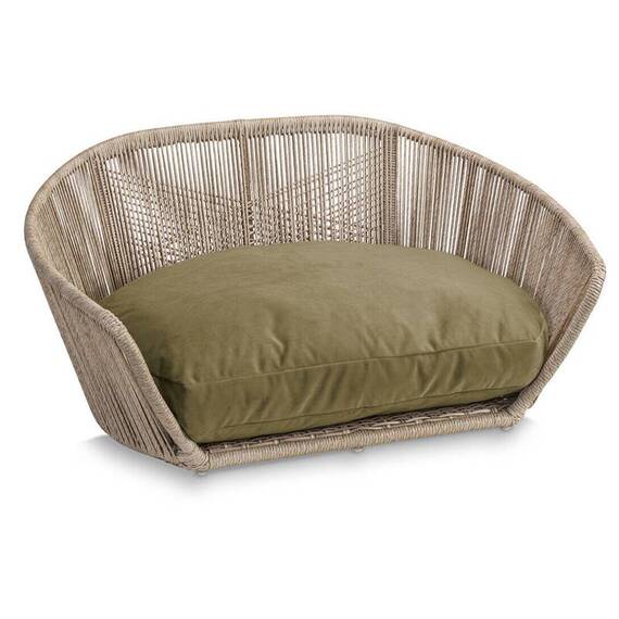 Luxus Hundebett VOGUE Oxford • oliv