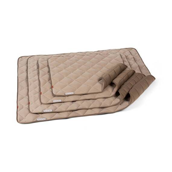 Wende-Steppdecke für Hunde mit Fleece • beige