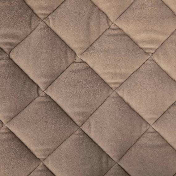 Wende-Steppdecke für Hunde mit Fleece • beige