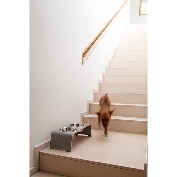 dogBar® S-large - HPL weiß mit Porzellan