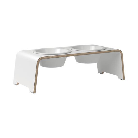 dogBar® M - HPL weiß mit Porzellan