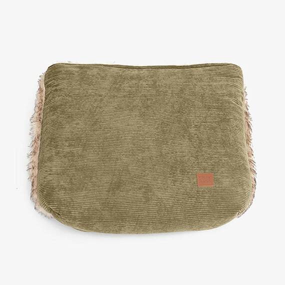 Hunde Kuschelnest SNUGGLE sand • Cord meets Faux Fur