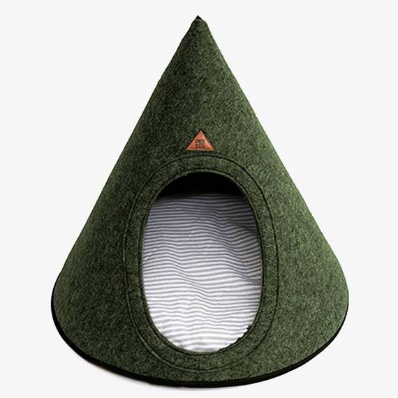 Hunde-Tipi aus Filz • Tonto Olive