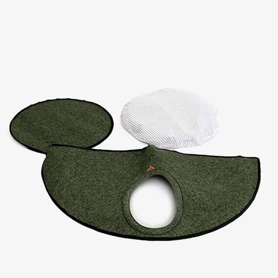 Hunde-Tipi aus Filz • Tonto Olive